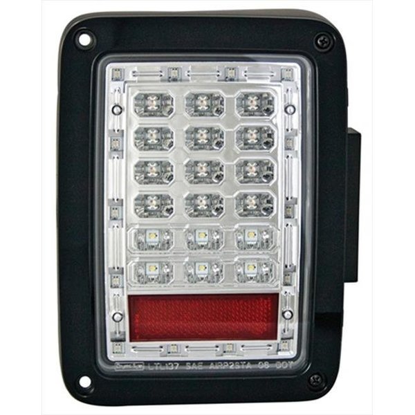 Ipcw IPCW LEDT-420C Jeep Wrangler 2007 - 2013 Tail Lamps; LED Crystal Clear LEDT-420C